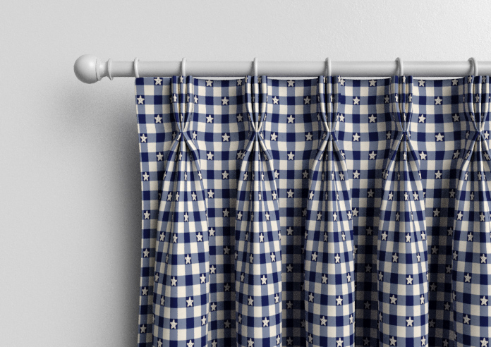 Whaley Great, Gingham Star Shore - Made to Measure Curtains - Image 11